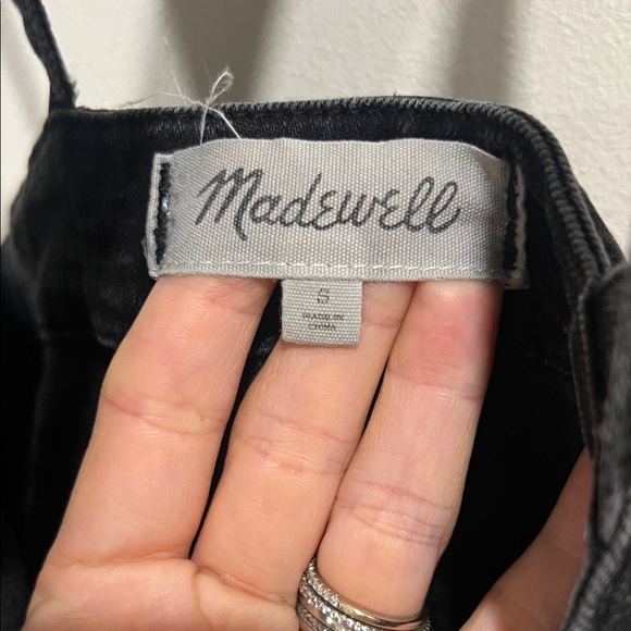 Madewell Women's Black Denim Overalls - Picture 2 of 8